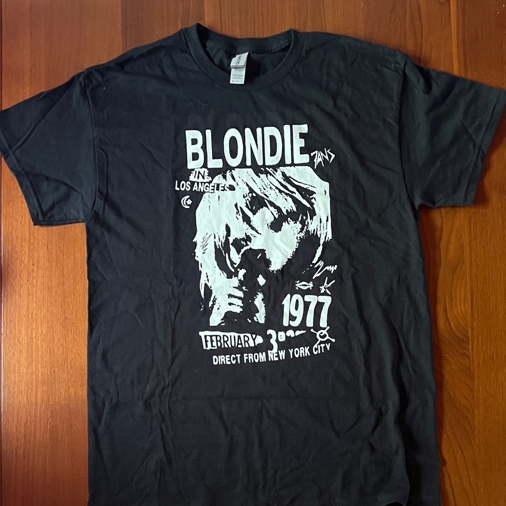 Blonde 1977 - Gildan Black Heavy Cotton T-Shirt m